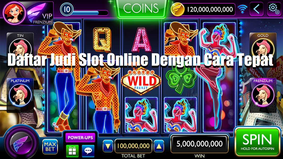 cara daftar judi slot guida